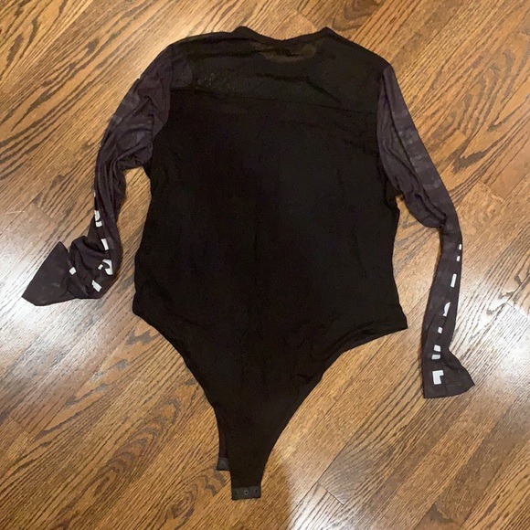 Mixed Media Body Suit - Picture 2 of 4